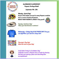 Hispanic Heritage Week Sep. 9th-13th